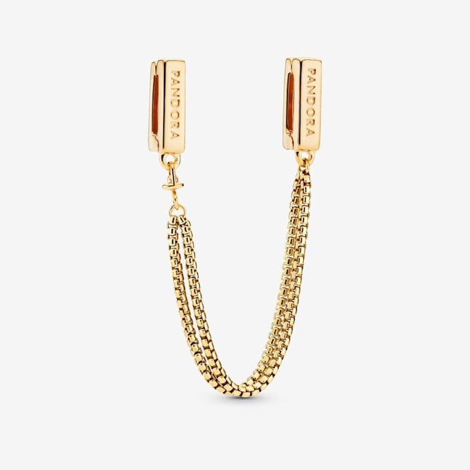 Reflexions Gold Safety Chain Clip Charms