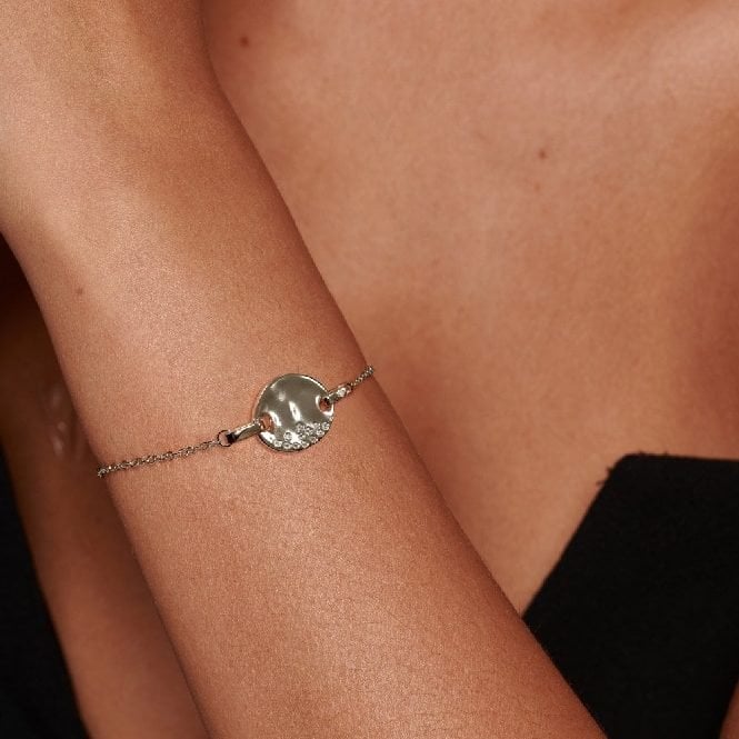 Silver Illuminate Adjustable Bracelet