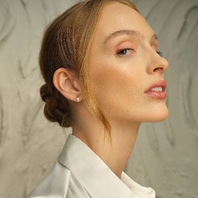 Nature's Wonder Silver Beachcomber Stud Earrings