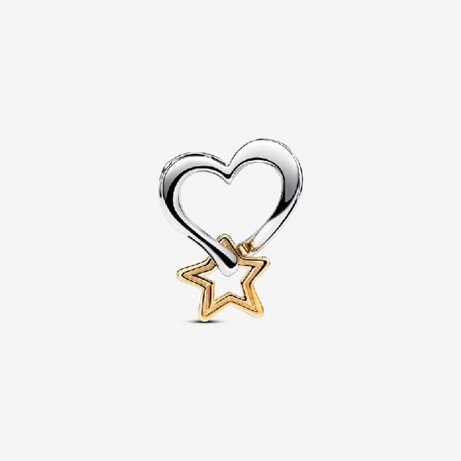 Gold Lucky Star & Heart Charms