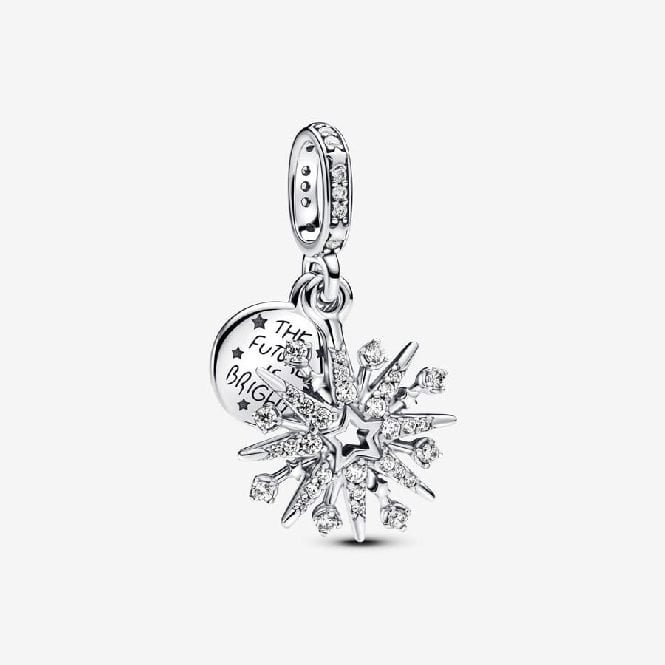 Sparkling Firework Double Dangle Charms