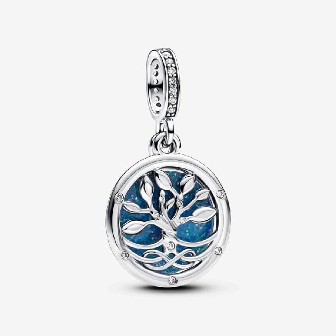 Glow-in-the-Dark Infinity Tree Double Dangle Charms