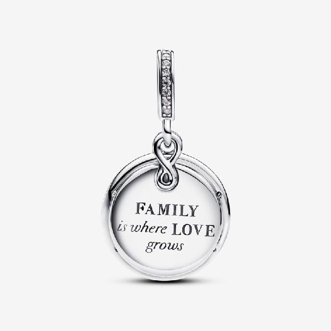 Glow-in-the-Dark Infinity Tree Double Dangle Charms