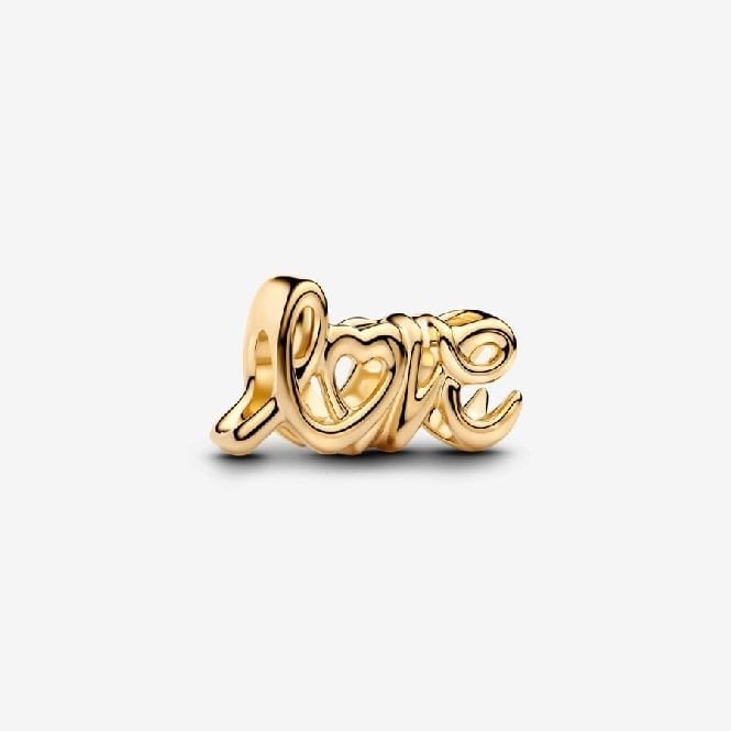 Gold Handwritten Love Charms
