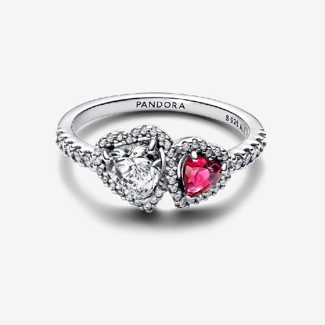 Halo Hearts Ring, Size 54