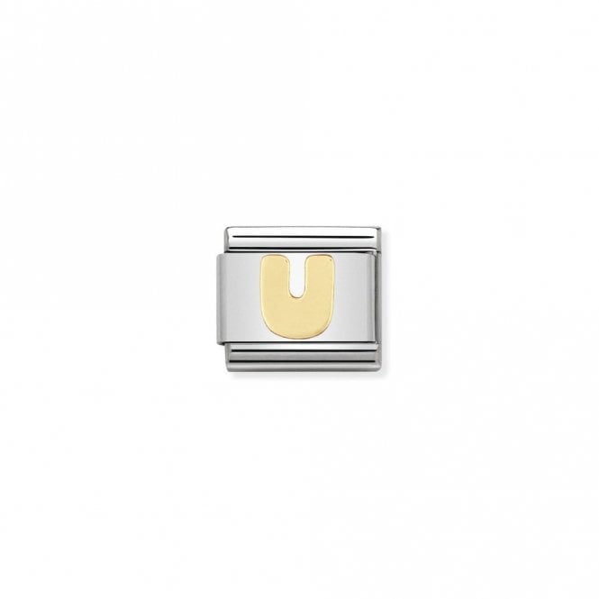 Classic Gold U Letter Charms