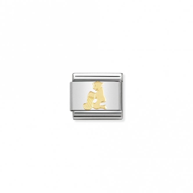 Classic Gold Aquarius Zodiac Charms
