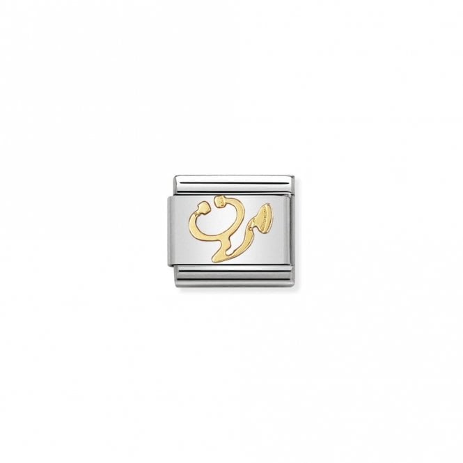 Classic Gold Stethoscope Fashion & Fun Charms