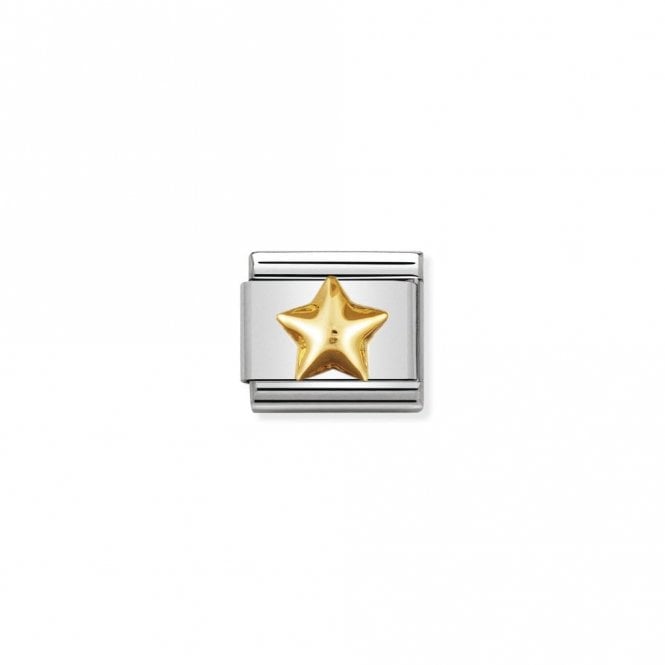 Classic Gold Raised Star Fairytale & Fantasy Charms
