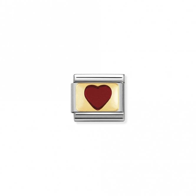 Classic Gold Red Heart Love & Hearts Charms