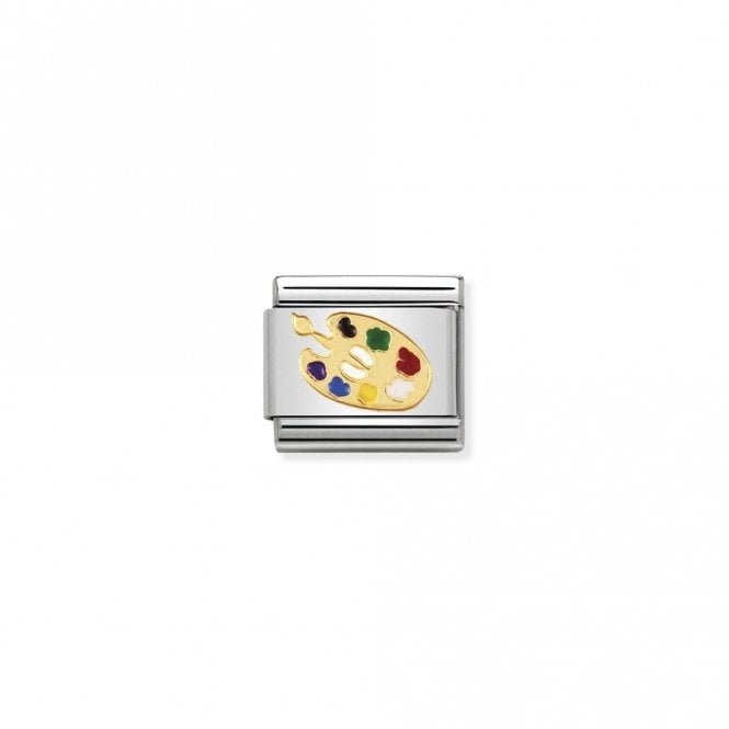 Classic Gold Artist's Palette Fashion & Fun Charms