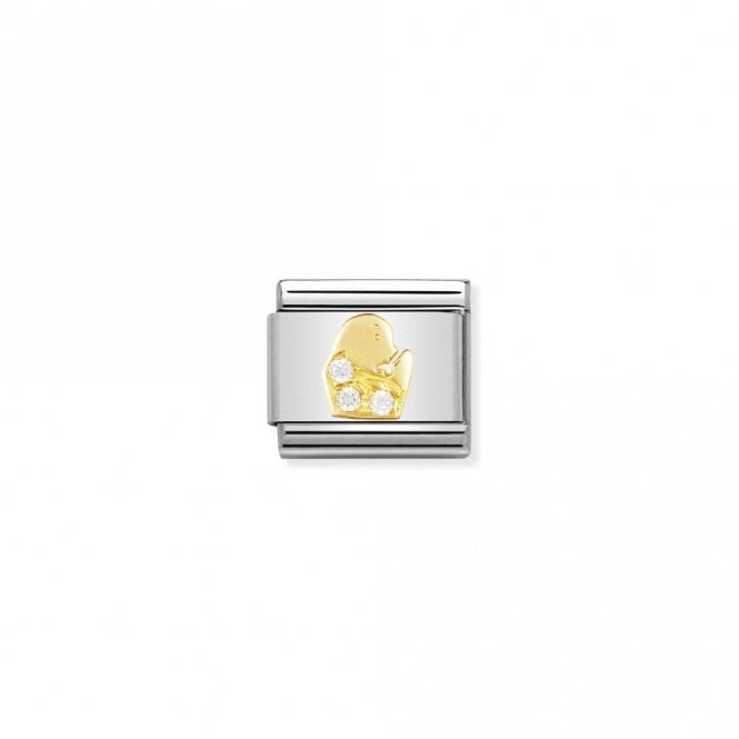 Classic Gold CZ Virgo Zodiac Charms