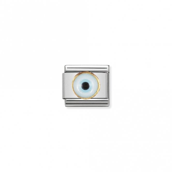 Nomination Classic Gold Greek Eye Stone Sparkly Charm
