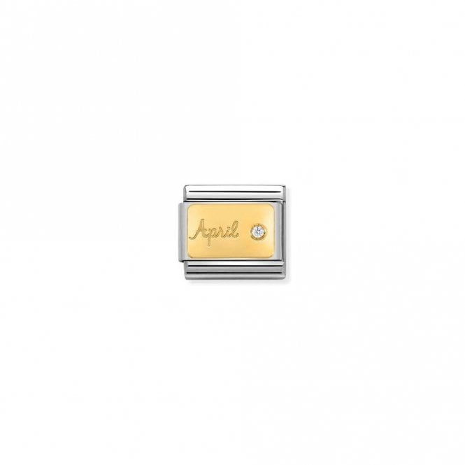 Classic Gold April Diamond Birthday & Birthstone Charms