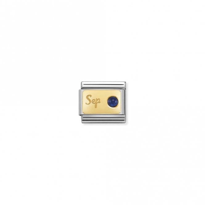 Classic Gold September Sapphire Birthday & Birthstone Charms