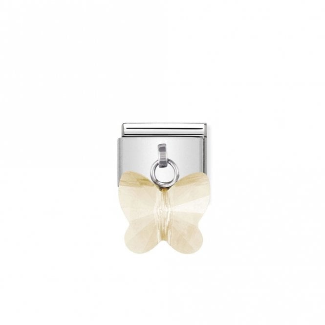 Nomination Classic Silver Champagne Butterfly Animal Charm