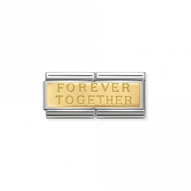 Gold Double Forever Together Love & Hearts Charms