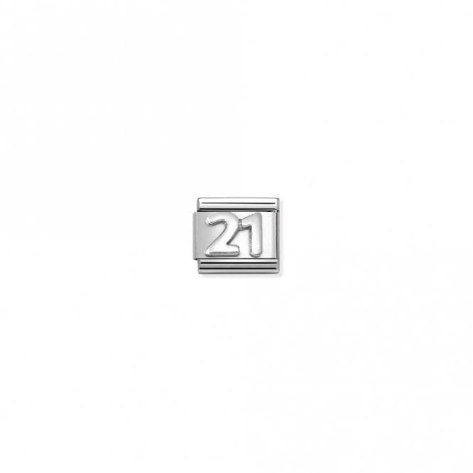 Classic Oxidised Silver 21 Letters & Numbers Charms