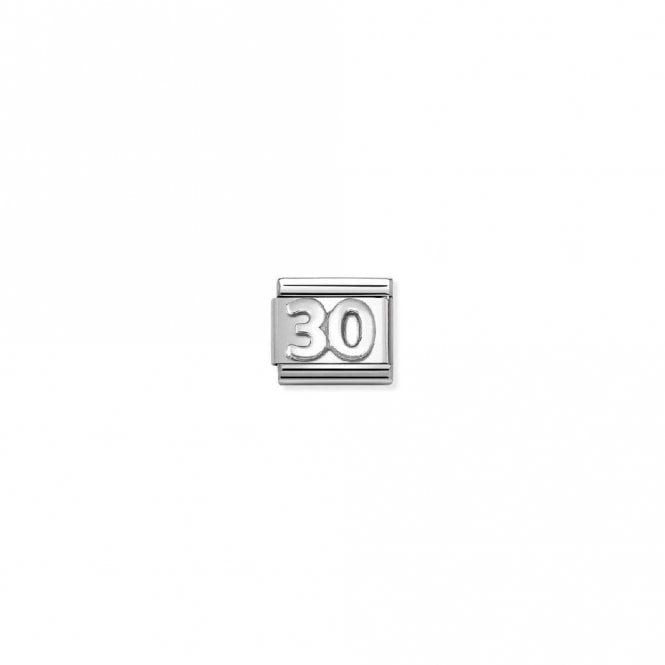 Classic Oxidised Silver 30 Letters & Numbers Charms