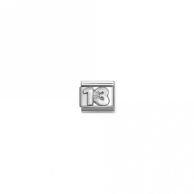 Classic Oxidised Silver 13 Letters & Numbers Charms