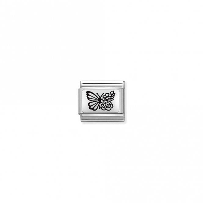 Classic Silver Butterfly Flowers & Nature Charms