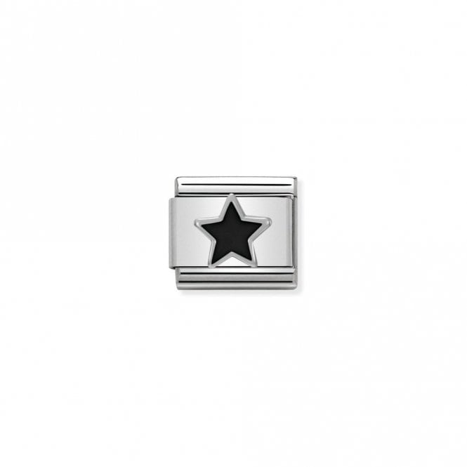 Classic Silver Black Star Fairytale & Fantasy Charms