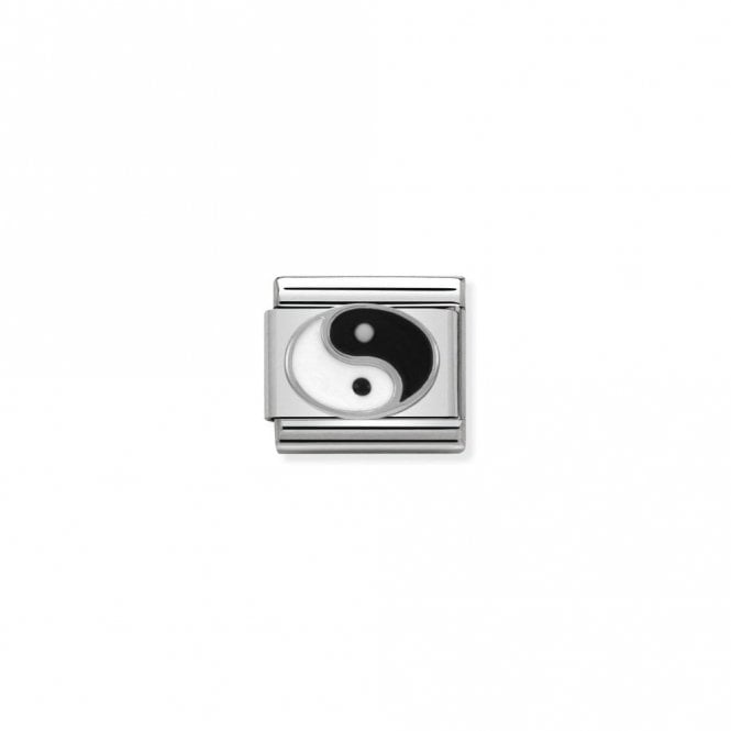 Nomination Classic Silver Ying Yang Faith & Religion Charm