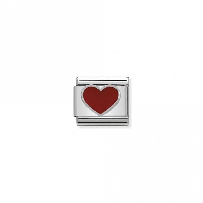 Classic Silver Red Heart Love & Hearts Charms