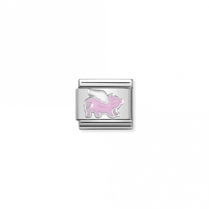 Classic Silver Pig with Wings Fairytale & Fantasy Charms
