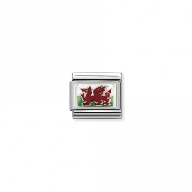 Classic Silver Wales - Welsh Dragon Travel Charms