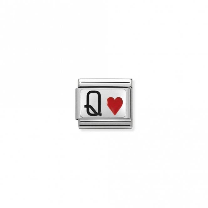 Classic Silver Queen of Hearts Love & Hearts Charms