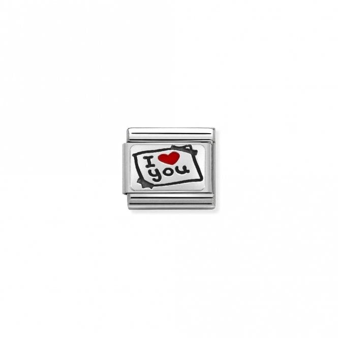 Classic Silver I Love You Card Love & Hearts Charms