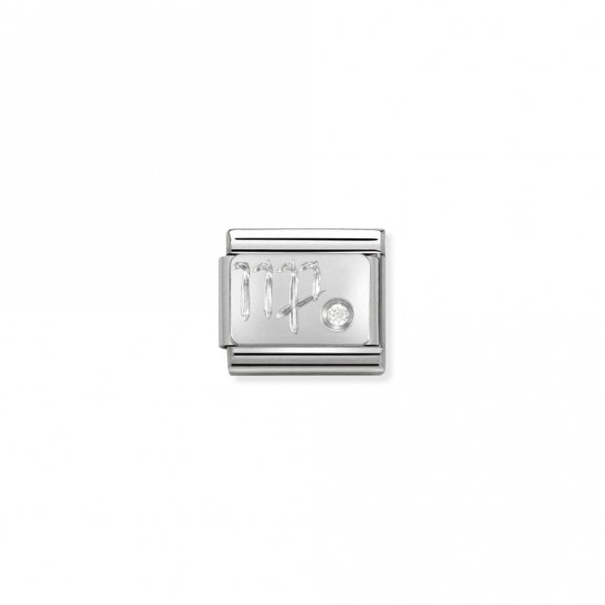 Classic Silver CZ Virgo Zodiac Charms