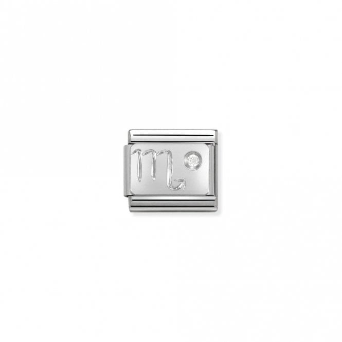 Classic Silver CZ Scorpio Zodiac Charms