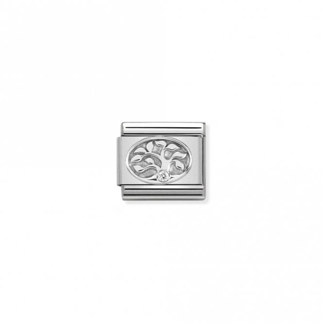 Classic Silver CZ Tree Of Life Faith & Religion Charms
