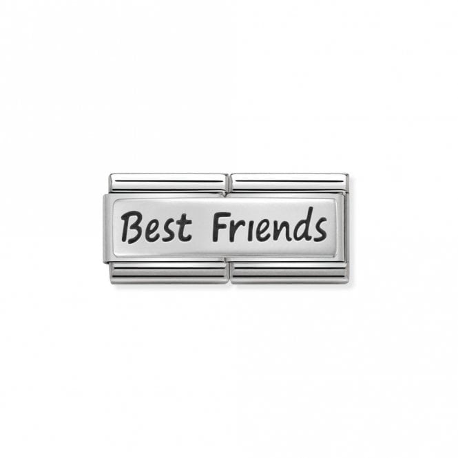 Silver Double Best Friends Friends & Family Charms