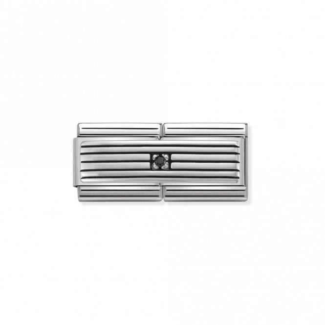 Silver and CZ Double Rows Fashion & Fun Charms