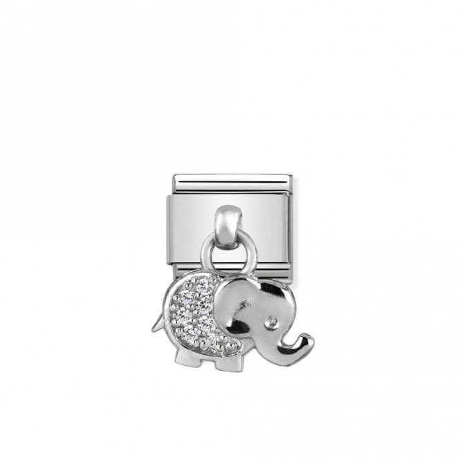 Classic Silver Elephant Animal Charms