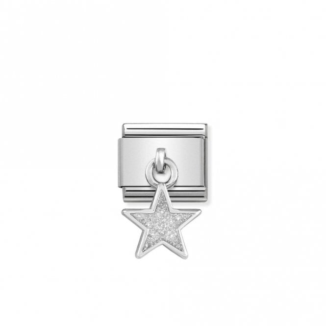 Classic Silver Glitter Star Fairytale & Fantasy Charms
