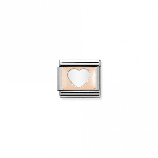 Classic Rose Gold Heart Love & Hearts Charms