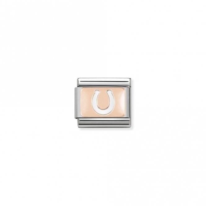 Classic Rose Gold Horseshoe Good Luck Charms