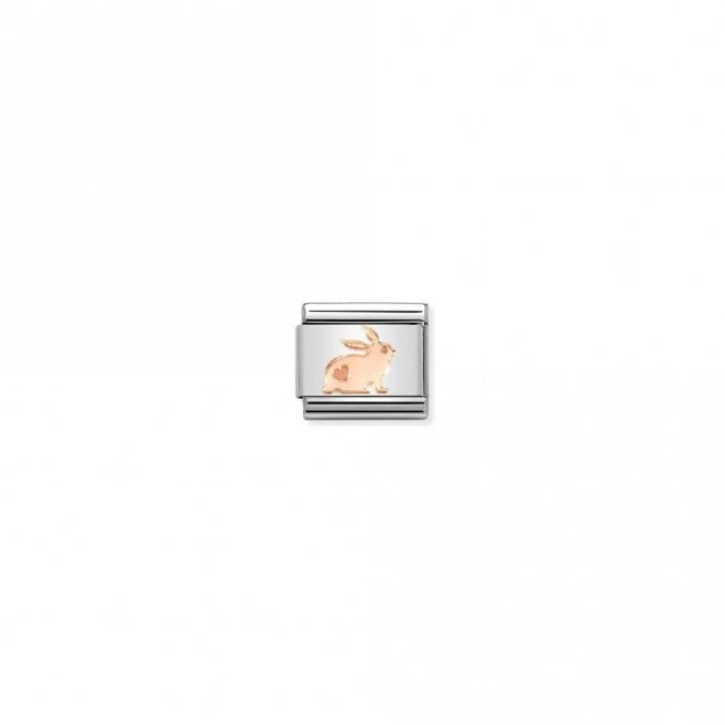 Classic Rose Gold Rabbit Animals Charms