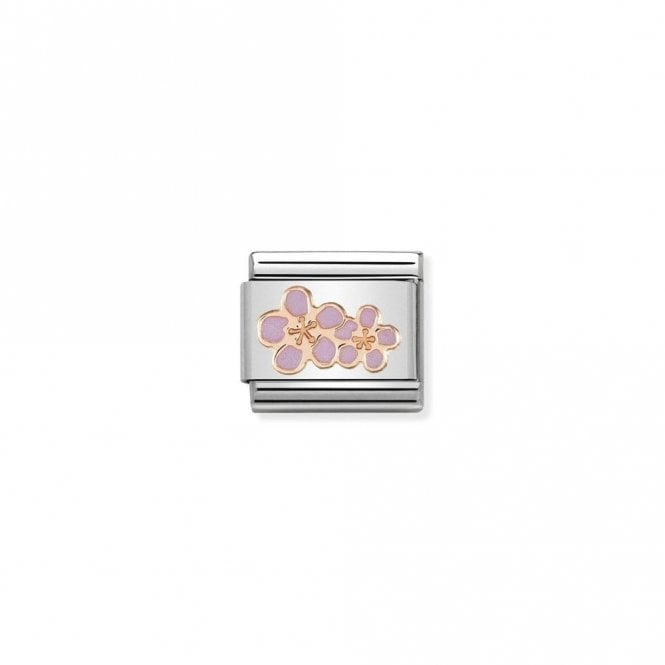 Classic Rose Gold Peach Flowers Flowers & Nature Charms