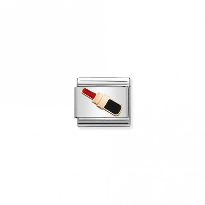 Classic Rose Gold Lipstick Fashion & Fun Charms