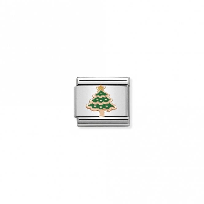 Nomination Classic Rose Gold Christmas Tree Christmas Charm