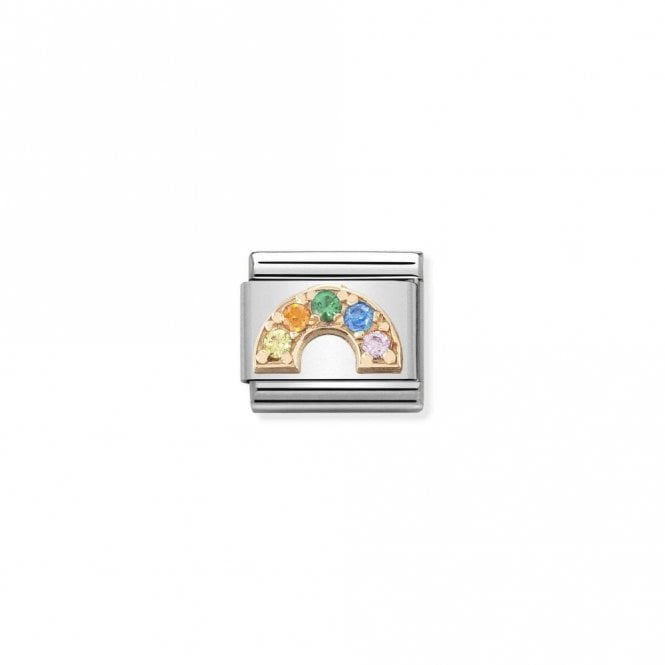 Classic Rose Gold CZ Rainbow Fairytale & Fantasy Charms