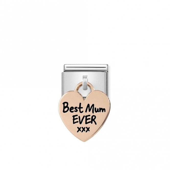 Classic Rose Gold Best Mum Ever Friends & Family Charms