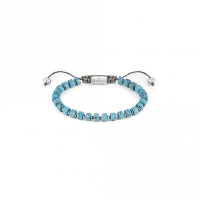Instinct Style Vintage Steel & Turquoise Bracelet