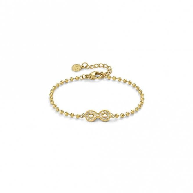 Soffio D'amore Infinite Bracelets in Gold with CZ