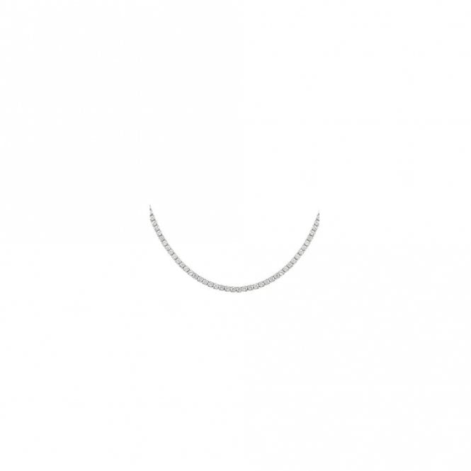 Chic & Charm Necklace in Silver with CZ